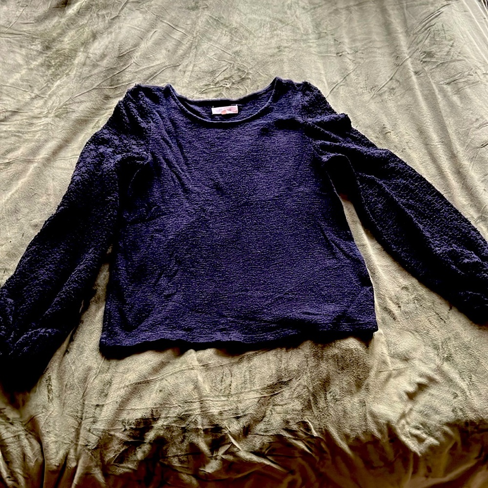 Madewell black top, small
